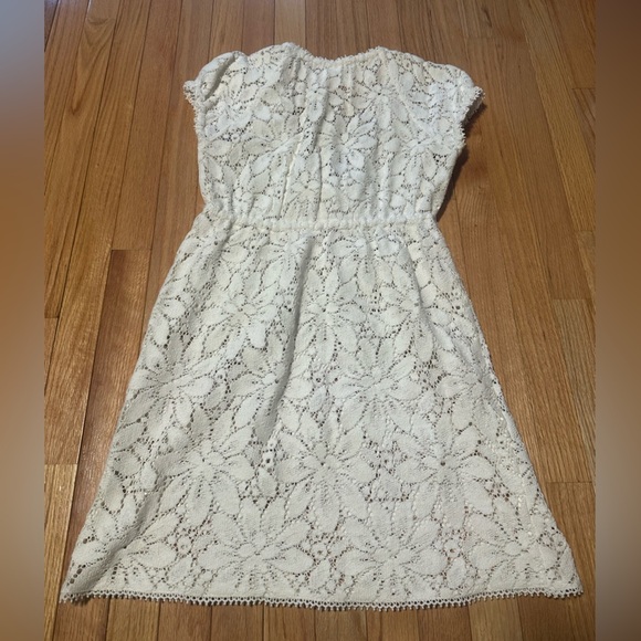 Milly Cabana Beach Lace V-Neck Dress Size Small - Picture 6 of 8